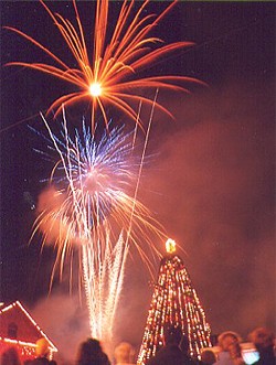 Ladysmith celebrates the winter season with fireworks